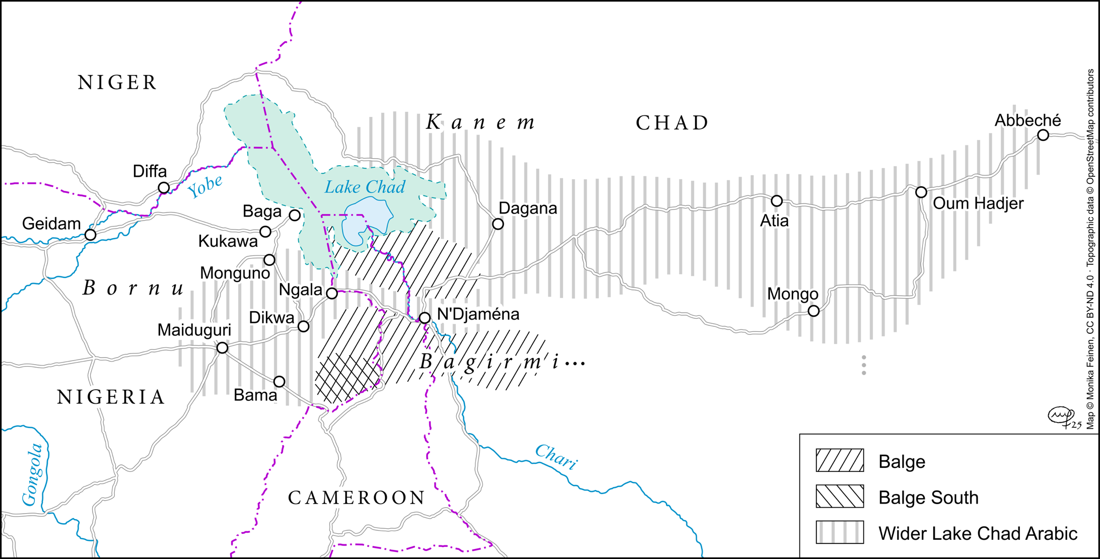dialect area LCA